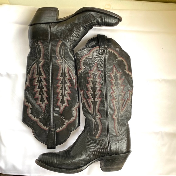 Panhandle Slim Shoes - Vintage Panhandle Slim Cowboy Western Boots Sz 7